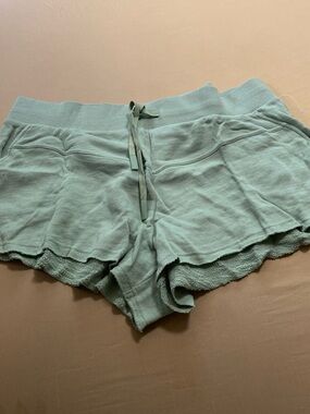 JoyLab Sage Green Terry Lounge Shorts